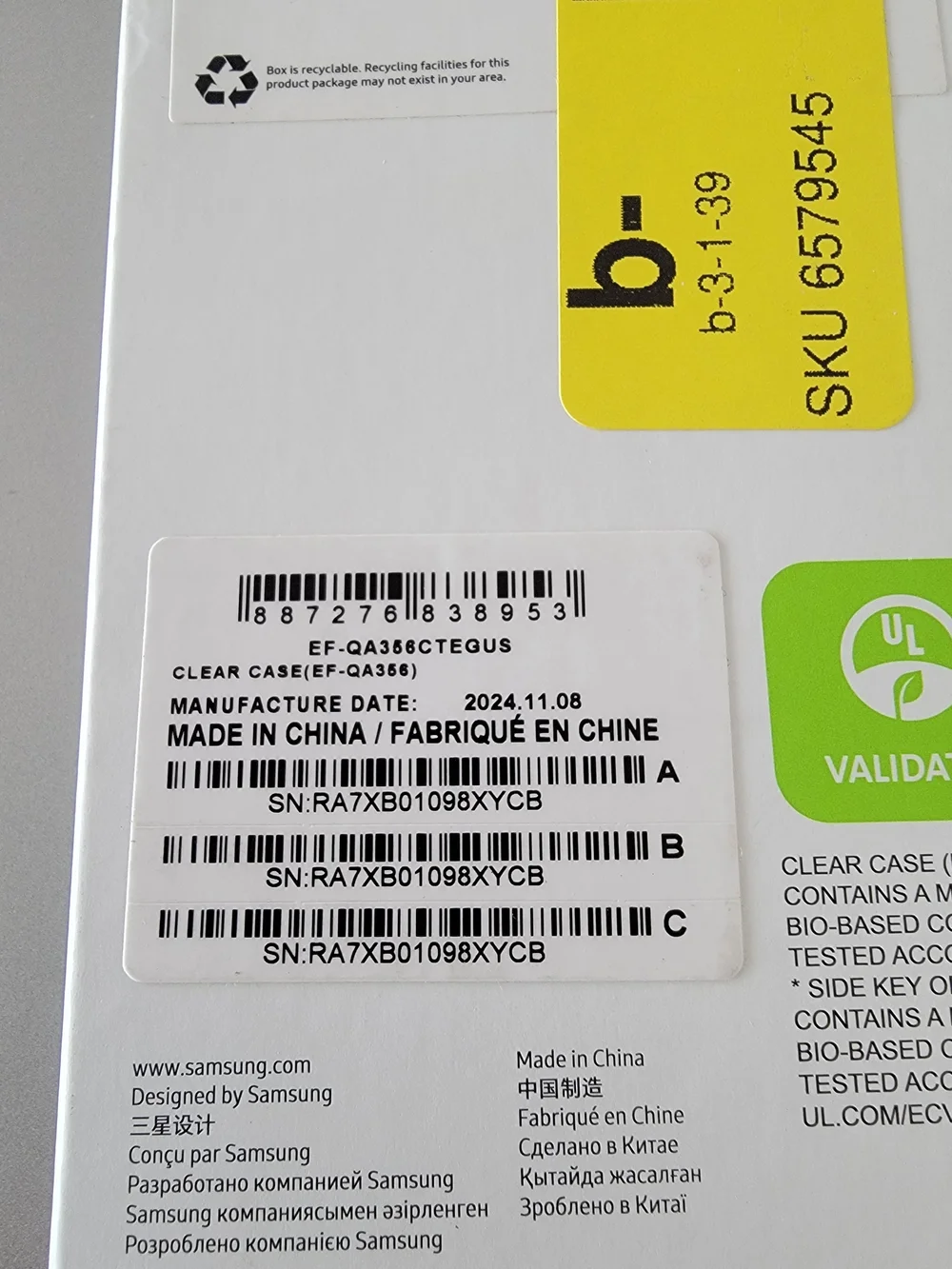 Samsung Authentic Case for Galaxy A35 5G - Clear